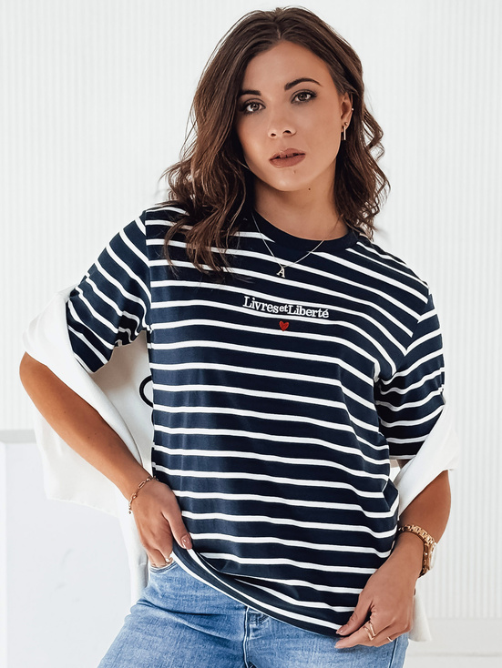 Damen T-shirt TUMULS navy blau Dstreet RY2575