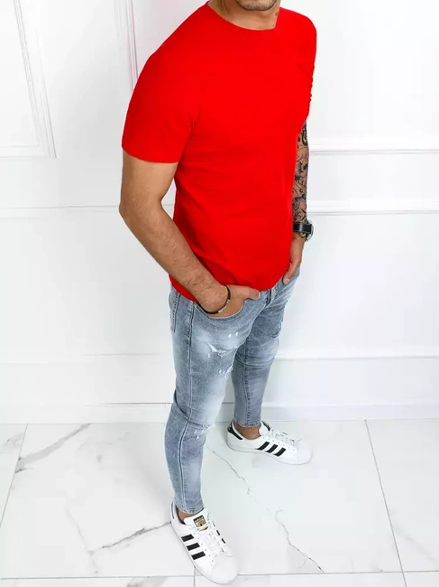 Herren T-shirt Basic Rot Dstreet RX4905