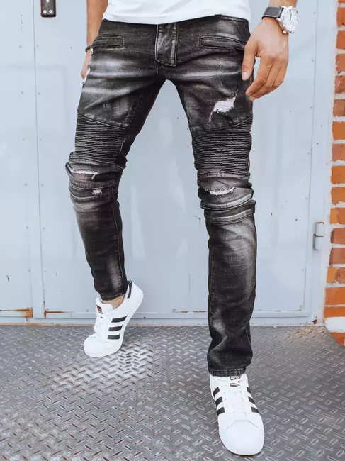Herren Jeanshose Schwarz Dstreet UX3815