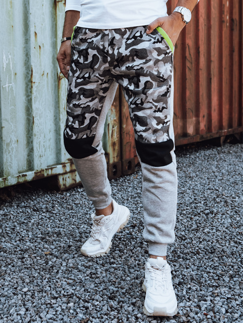 Herren Tarnfarbe Grau Trainingshose Dstreet UX4428
