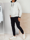 Herren Kapuzenpullover Farbe Hellgrau DSTREET BX5724