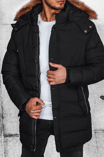 Herren Steppwinterjacke schwarz Dstreet TX4635