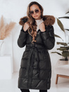 Gesteppte Damen-Winterjacke mit Pelz STYLEBELLA schwarz Dstreet TY5010