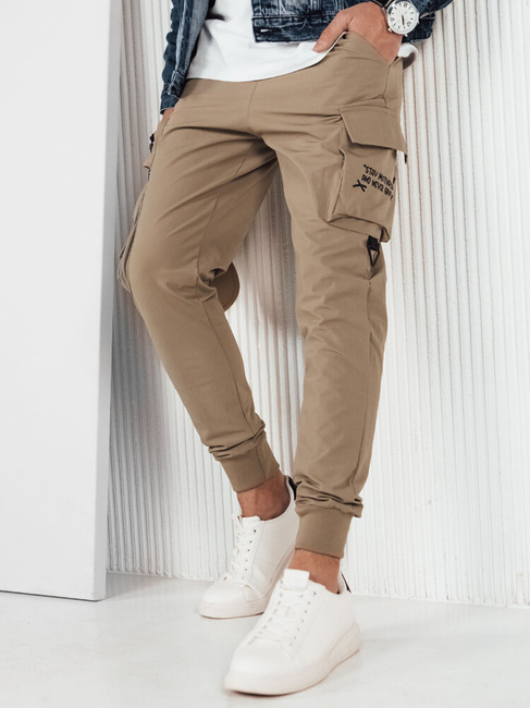 Herren Cargohosen Farbe Beige DSTREET UX4163
