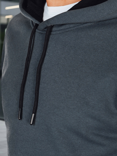 Herren Basic Hoodie dunkelgrau Dstreet BX5863