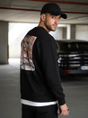 Herren Sweatshirt bedruckt schwarz Dstreet BX5947