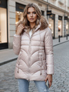 Damen Winterjacke mit Kapuze WINTERCHIC rosa Dstreet TY4441z