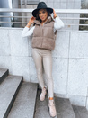Damen Steppweste BEEWARM  Farbe Camel DSTREET TY3800