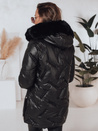 Damen Winterjacke LOVEINSIDE gesteppt mit Fell schwarz Dstreet TY5049