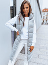 Damen Steppweste GANTINI Farbe Silber DSTREET TY3744