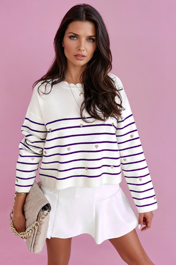 Damen Pullover VELORIA lila Dstreet MY2029