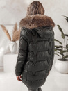 Damen Winterjacke NORINA gesteppt mit Pelz schwarz Dstreet TY5054