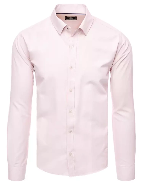 Herren Elegant Hemd Farbe Rosa DSTREET DX2432