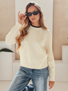 Damen Basic-Pullover DARMILA ecru Dstreet MY2506