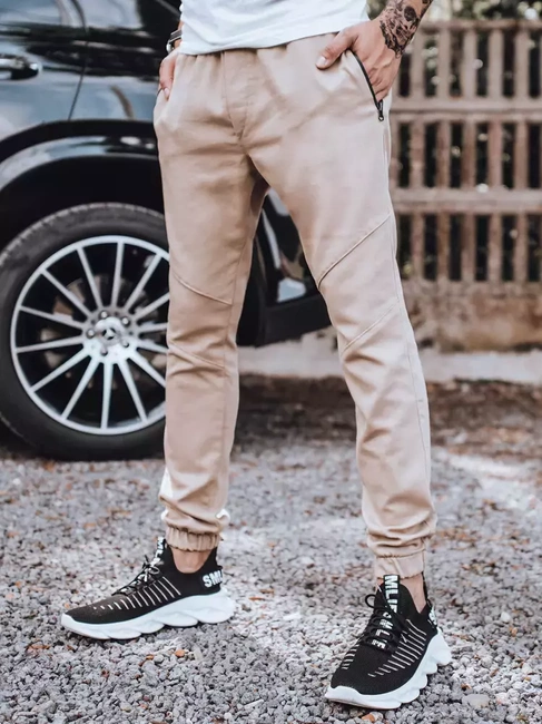 Joggerhose für Herren Beige Dstreet UX3306