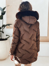 Damen Winterjacke LOVEINSIDE gesteppt mit Fell braun Dstreet TY5052