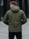 Herren Winterjacke mit Kapuze grün Dstreet TX5118