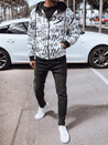 Herren Kapuzenpulli mit Reißverschluss weiß Dstreet BX5788