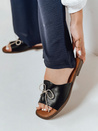 Damen Flip-Flops mit Schleife KISSBOW schwarz Dstreet ZY0756