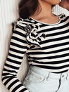 Damen Bluse mit langen Ärmeln MORAS  Farbe Schwarz DSTREET RY2483