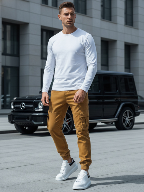 Herren Cargohosen Farbe Braun DSTREET UX4174