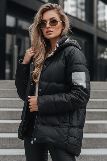 Damen Steppjacke HIMES Farbe Schwarz DSTREET TY4245