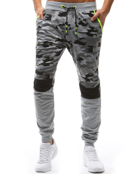 Herren Trainingshose Camo Grau Dstreet UX3629