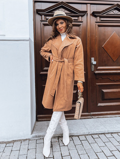 Damen Übergangsmantel NANCY Farbe Camel DSTREET TY3885_1