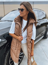 Damen Steppweste MARIEL Camel Dstreet TY3016