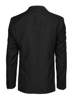 Einreihiger Herren-Blazer schwarz Dstreet MX0638_2