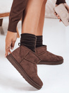 Damen Wildleder Braun Schneestiefel Dstreet ZY1041