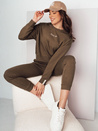 Damen Sweatshirt ohne Kapuze AWIOL Farbe Braun DSTREET BY1273
