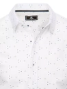 Herren Gemustertes Hemd Farbe Weiß DSTREET DX2446