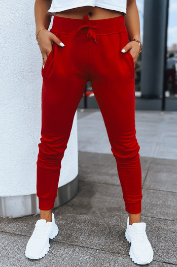 Damen Jogginghose FITS Rot Dstreet UY0533
