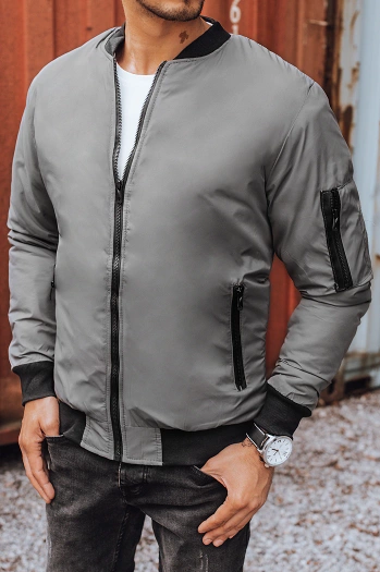 Herren Bomberjacke Graphite Dstreet TX3824