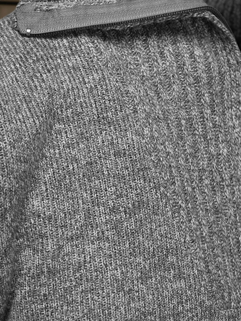 Isolierter Stehpulli für Männer hellgrau Dstreet WX2353