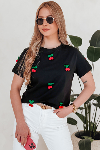 Damen CHERETTE T-shirt schwarz Dstreet RY2847