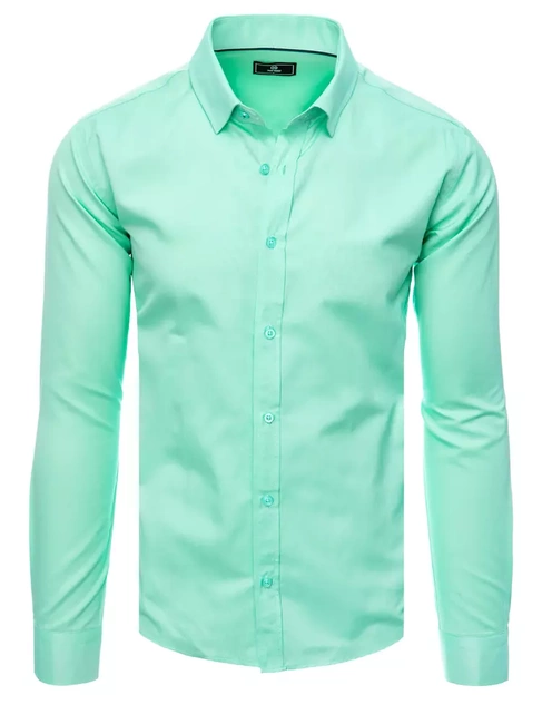 Herren Elegant Hemd Farbe Minzegrün DSTREET DX2433
