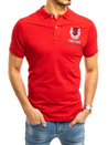 Herren Poloshirt Rot Dstreet PX0357_1