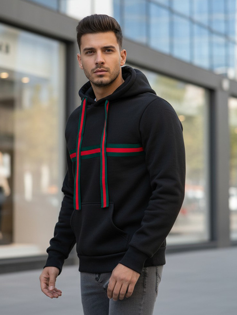 Herren Hoodie schwarz Dstreet BX5939