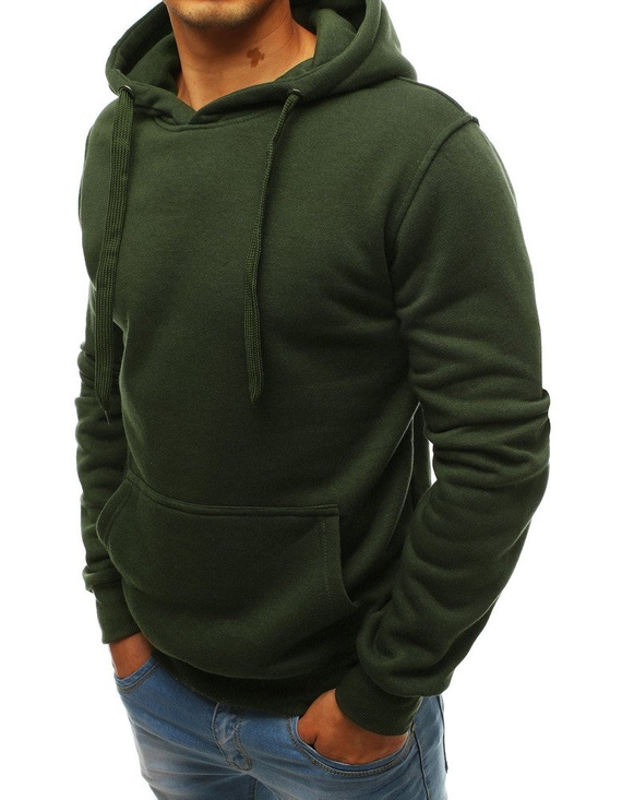 Herren Kapuzenpullover Khaki BX3907