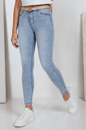 Damen Push Up Jeans hellblau Dstreet UY2821