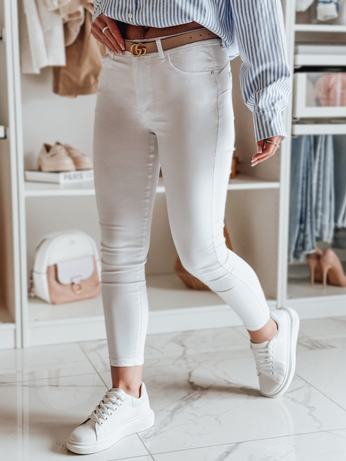 Damen Denim Skinny Hose TRENZI weiß Dstreet UY2443