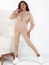 Damen Trainingsanzug Set MIGEL dunkelbeige Dstreet AY1086