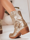 Damen Cowboystiefel mit goldener Schnalle Dstreet ZY1270