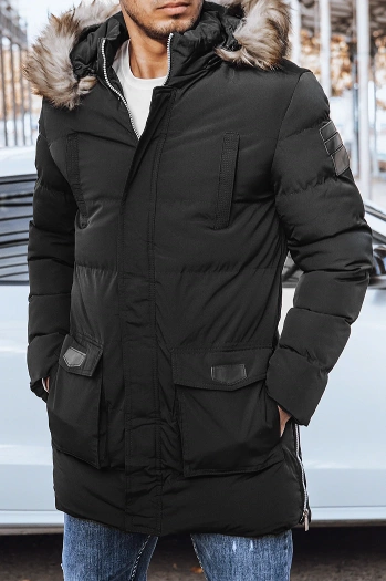 Herren Gesteppt Winterjakce Schwarz Dstreet TX4274