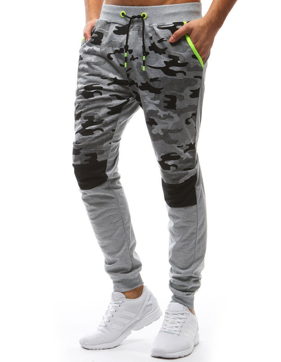 Herren Trainingshose Camo Grau Dstreet UX3629