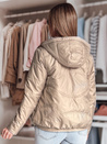 Damen Übergangs-Steppjacke mit Kapuze NIVESSO beige Dstreet TY4858_2