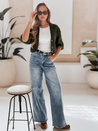Damen Strickjacke NUTI Farbe Grün DSTREET MY1672