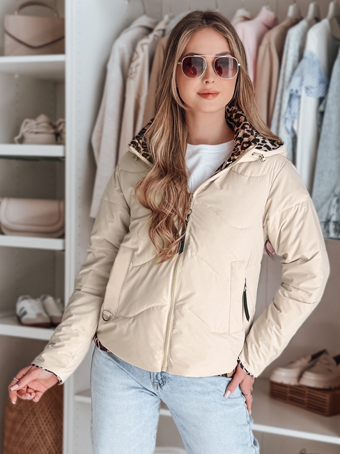 Damen Übergangsjacke Wendejacke ZIBERKA beige Dstreet TY4869